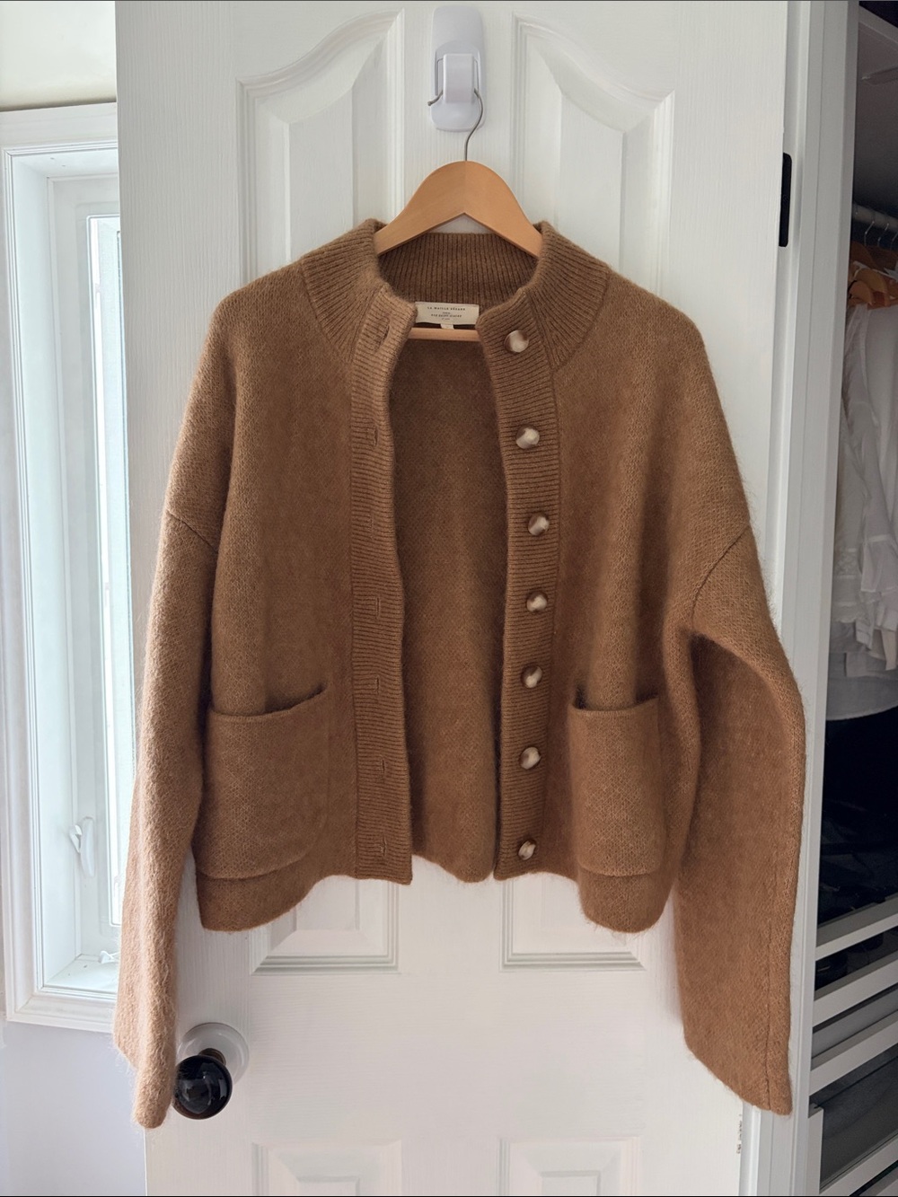 Sézane Thai jacket in camel